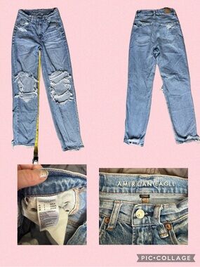 American Eagle strigid HR Baggy straight jeans
